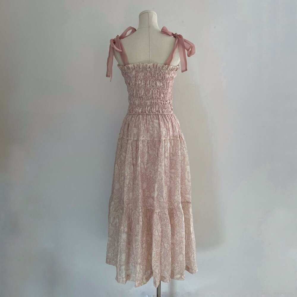 En Saison Geraldine Maxi Dress in Natural Pink | Women’s Size Small - Picture 3 of 6